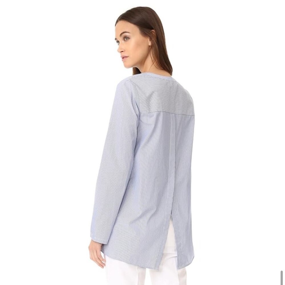 Theory Ofeliah Taff Stripe Top - Picture 16 of 16